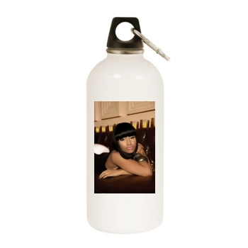 Nicki Minaj White Water Bottle With Carabiner