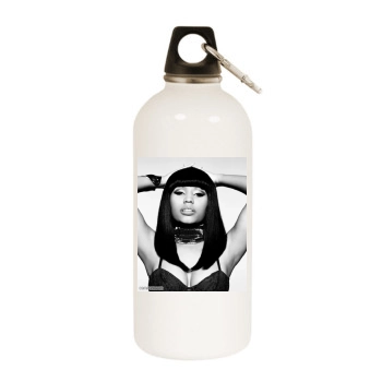 Nicki Minaj White Water Bottle With Carabiner