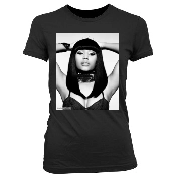 Nicki Minaj Women's Junior Cut Crewneck T-Shirt