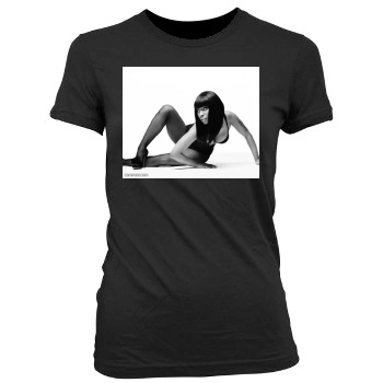 Nicki Minaj Women's Junior Cut Crewneck T-Shirt