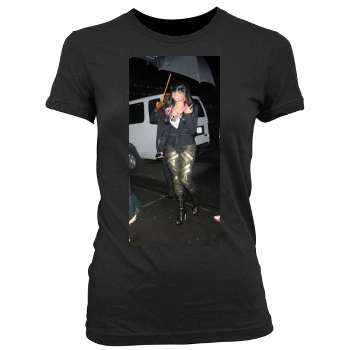 Nicki Minaj Women's Junior Cut Crewneck T-Shirt