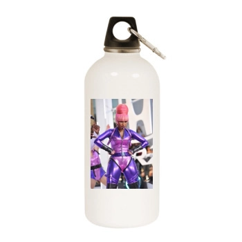 Nicki Minaj White Water Bottle With Carabiner