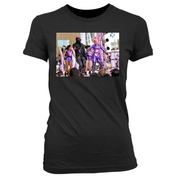 Nicki Minaj Women's Junior Cut Crewneck T-Shirt