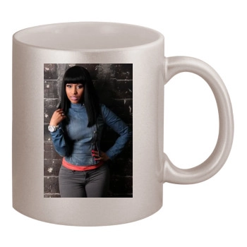 Nicki Minaj 11oz Metallic Silver Mug