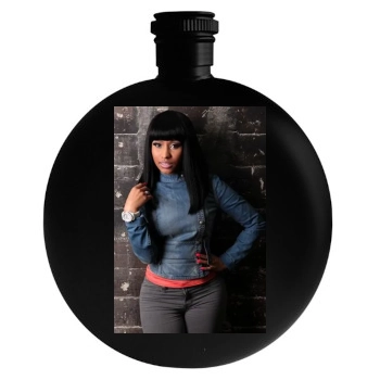 Nicki Minaj Round Flask