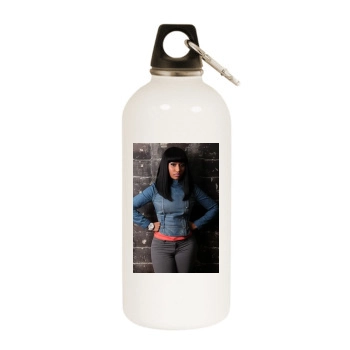 Nicki Minaj White Water Bottle With Carabiner