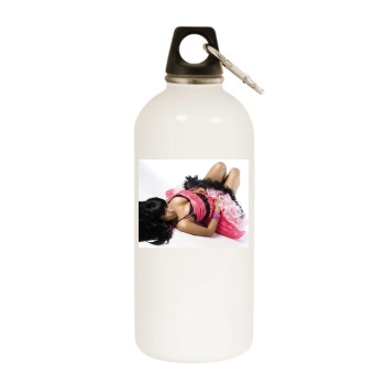 Nicki Minaj White Water Bottle With Carabiner