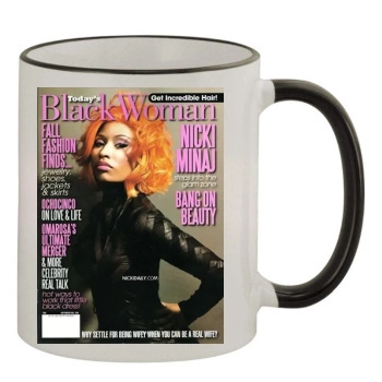 Nicki Minaj 11oz Colored Rim & Handle Mug