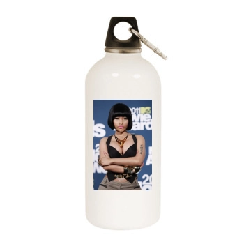 Nicki Minaj White Water Bottle With Carabiner