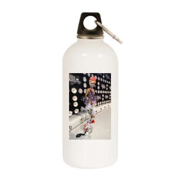 Nicki Minaj White Water Bottle With Carabiner