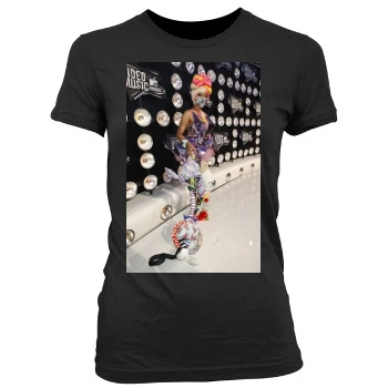 Nicki Minaj Women's Junior Cut Crewneck T-Shirt