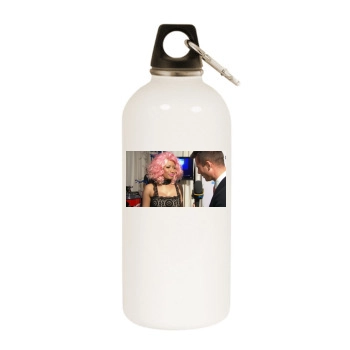 Nicki Minaj White Water Bottle With Carabiner