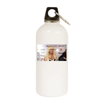 Nicki Minaj White Water Bottle With Carabiner