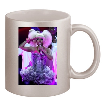 Nicki Minaj 11oz Metallic Silver Mug