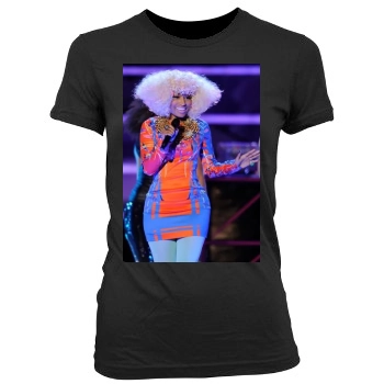 Nicki Minaj Women's Junior Cut Crewneck T-Shirt