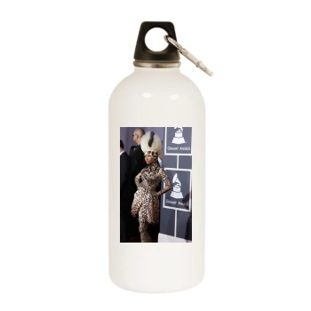 Nicki Minaj White Water Bottle With Carabiner