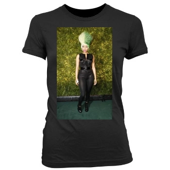 Nicki Minaj Women's Junior Cut Crewneck T-Shirt