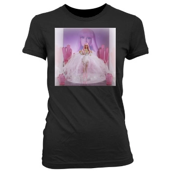 Nicki Minaj Women's Junior Cut Crewneck T-Shirt