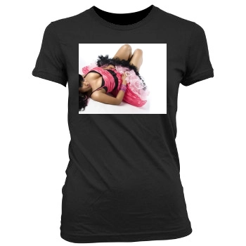 Nicki Minaj Women's Junior Cut Crewneck T-Shirt