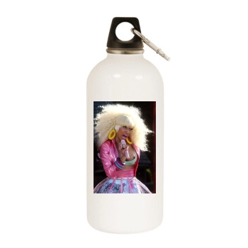 Nicki Minaj White Water Bottle With Carabiner