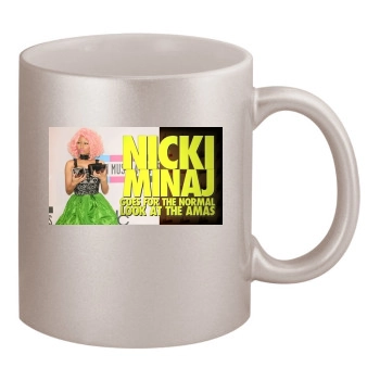 Nicki Minaj 11oz Metallic Silver Mug