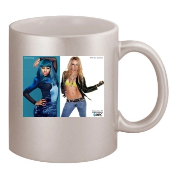 Nicki Minaj 11oz Metallic Silver Mug