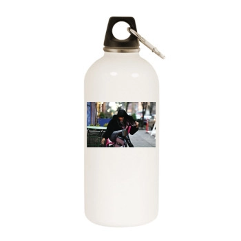 Nicki Minaj White Water Bottle With Carabiner