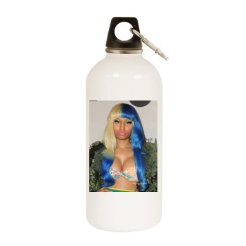 Nicki Minaj White Water Bottle With Carabiner