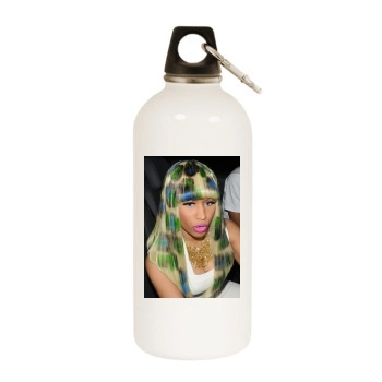 Nicki Minaj White Water Bottle With Carabiner