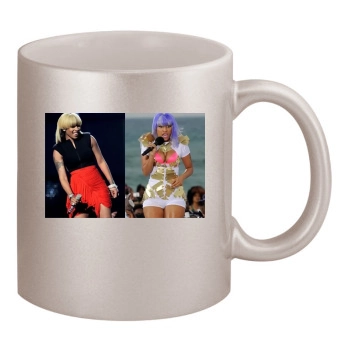 Nicki Minaj 11oz Metallic Silver Mug