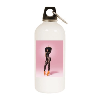 Nicki Minaj White Water Bottle With Carabiner