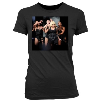 Nicki Minaj Women's Junior Cut Crewneck T-Shirt