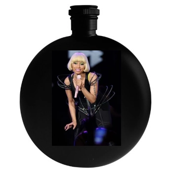 Nicki Minaj Round Flask