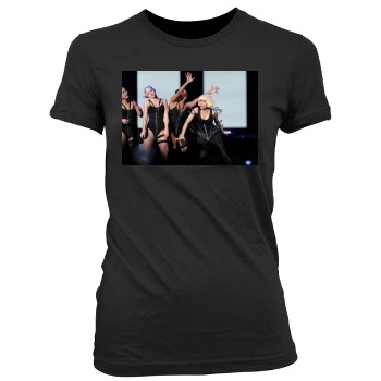 Nicki Minaj Women's Junior Cut Crewneck T-Shirt