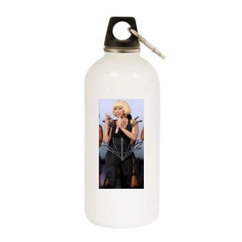 Nicki Minaj White Water Bottle With Carabiner