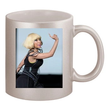 Nicki Minaj 11oz Metallic Silver Mug