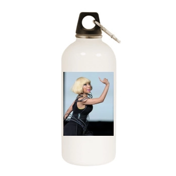 Nicki Minaj White Water Bottle With Carabiner