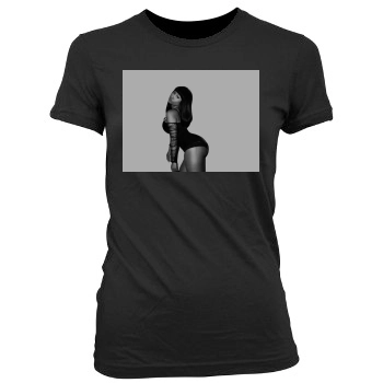 Nicki Minaj Women's Junior Cut Crewneck T-Shirt