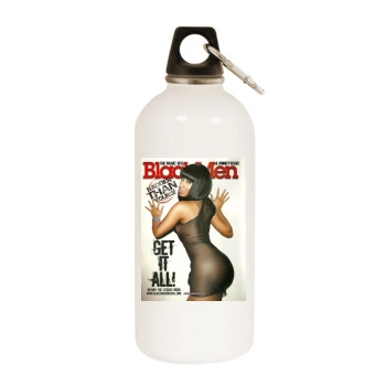 Nicki Minaj White Water Bottle With Carabiner