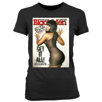 Nicki Minaj Women's Junior Cut Crewneck T-Shirt