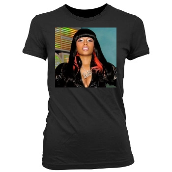 Nicki Minaj Women's Junior Cut Crewneck T-Shirt