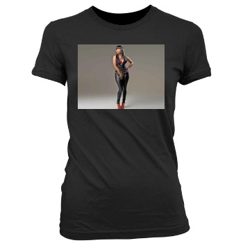 Nicki Minaj Women's Junior Cut Crewneck T-Shirt