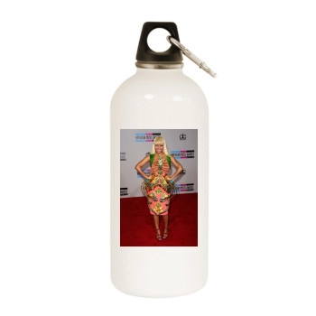 Nicki Minaj White Water Bottle With Carabiner