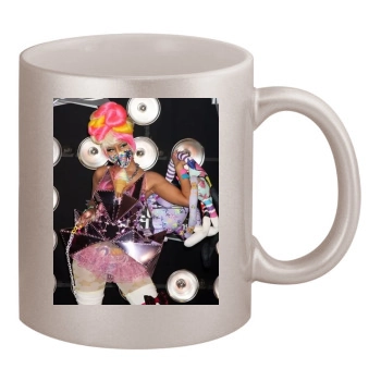 Nicki Minaj 11oz Metallic Silver Mug