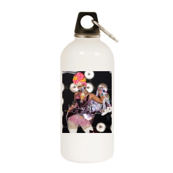 Nicki Minaj White Water Bottle With Carabiner