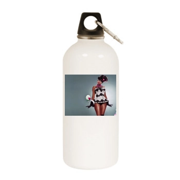 Nicki Minaj White Water Bottle With Carabiner