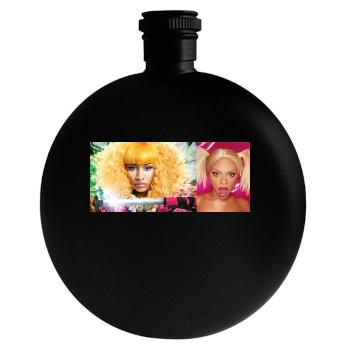 Nicki Minaj Round Flask