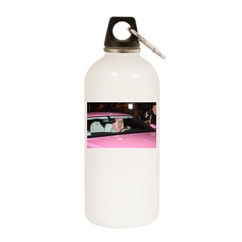 Nicki Minaj White Water Bottle With Carabiner