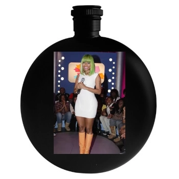 Nicki Minaj Round Flask