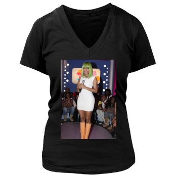 Nicki Minaj Women's Deep V-Neck TShirt